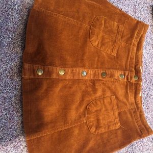 Corduroy skirt